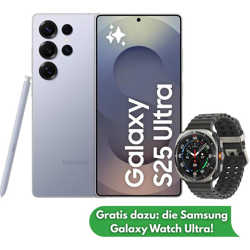 Samsung Galaxy S25 Ultra AI – Refurbished – 256 GB + KONSTELOS: Galaxy Watch Ultra – Bild 4